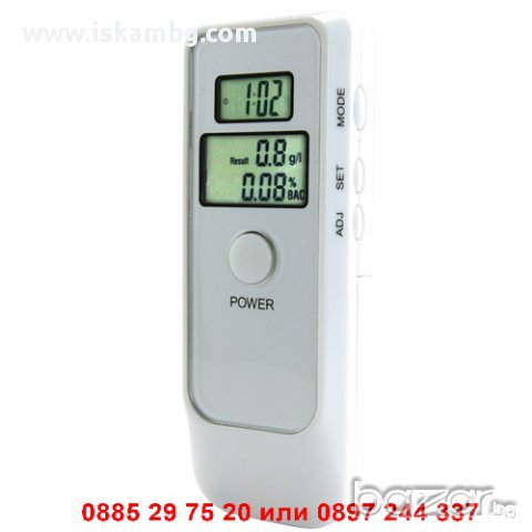 Електронен дрегер за алкохол - с термометър - код 0019, снимка 2 - Аксесоари и консумативи - 12362360