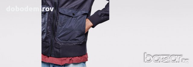 Ново яке G Star A Crotch Indigo Bomber Jacket, оригинал. , снимка 2 - Якета - 14669045