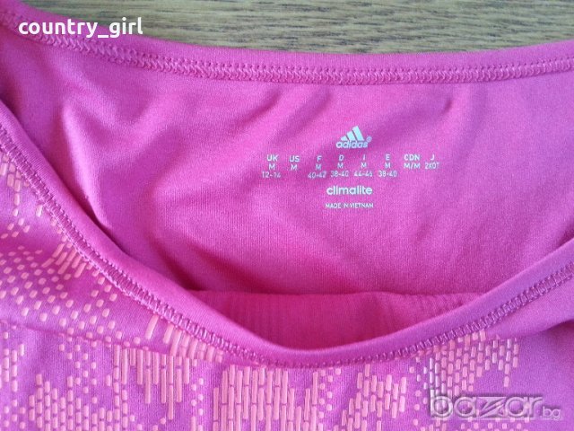 adidas - страхотна дамска тениска КАТО НОВА, снимка 4 - Тениски - 21250610