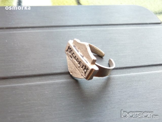 Хеви метъл пръстен Megadeth Мегадет матал металист рокер рок