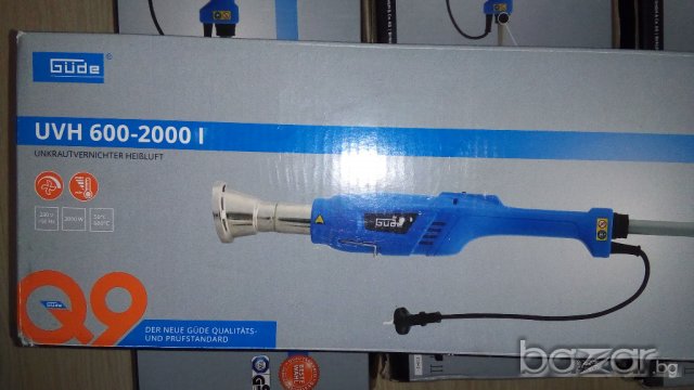 Електрически уред за убиване на плевели Güde UVH 600-2000 , снимка 6 - Градинска техника - 20419500