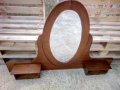 Старо дървено огледало за скрин, снимка 1 - Антикварни и старинни предмети - 25895007