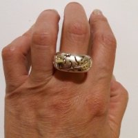 Среб.марков пръстен-"Calgaro"-проба-925. Закупен от Италия-3., снимка 3 - Пръстени - 21794722