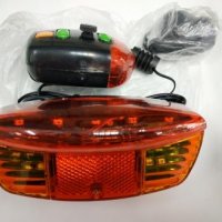 Комплект за велосипед светлини+мигачи+сирена Safety lamps XC-408, снимка 2 - Части за велосипеди - 21059537