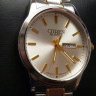 Нов ръчен часовник Цитизен, златни елементи, Citizen Watch BF0614-90A, еластична верижка, снимка 16 - Мъжки - 9068336