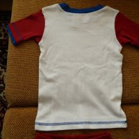 Чисто нов комплект - панталонки и блузка с къс ръкав - произведено в България - 100 % памук, снимка 4 - Детски комплекти - 23786024