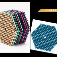 Магически куб пъзел с 5 мм топчета 216 бр.  коледен подарък играчки за деца многоцветни игри играчки, снимка 13 - Пъзели - 19474320