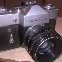 zenit b-made in ussr-ретро фотоапарат+кожен кобур, снимка 1 - Фотоапарати - 21759364