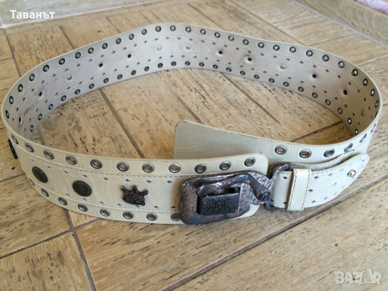 Кожен колан Save the Queen, снимка 1