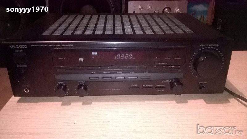 Kenwood kr-a4050 stereo receiver-made in korea-внос швеицария, снимка 1
