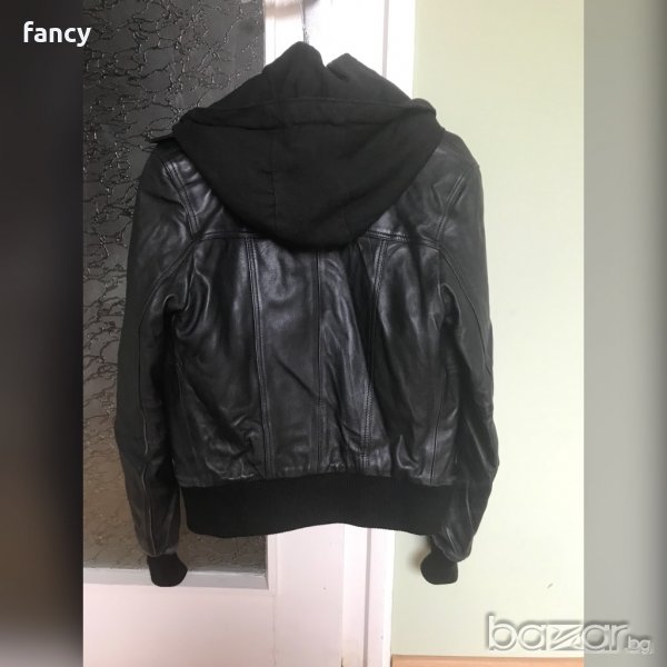 Зимно яке от естествена кожа, снимка 1