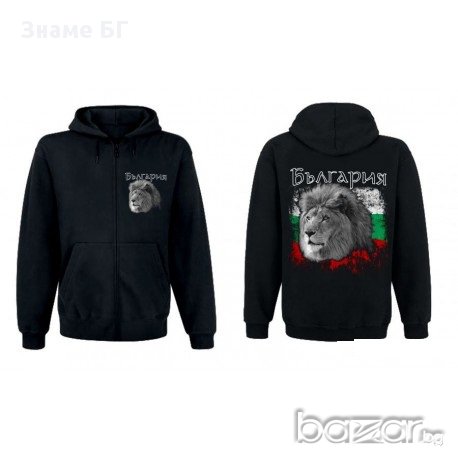 Суитчър  България лъв на фона на българското знаме, снимка 1