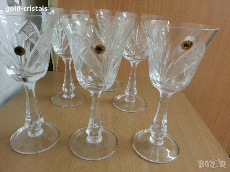 Сервиз кристални чаши , снимка 1