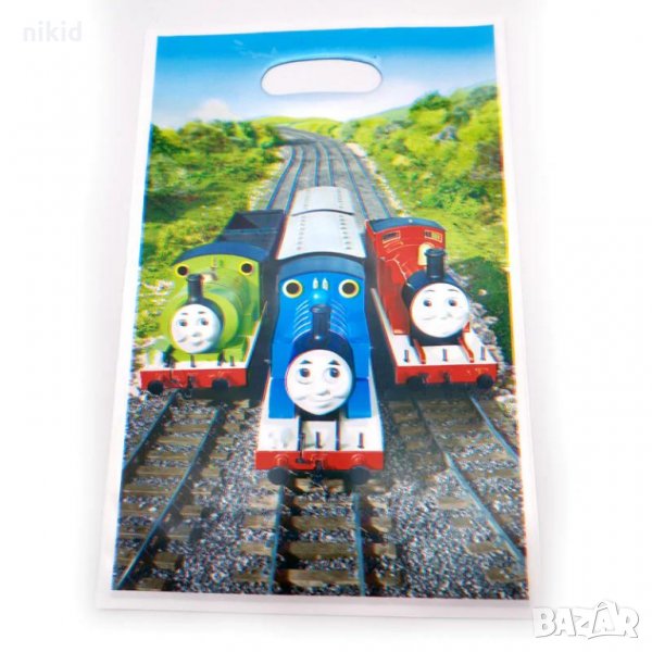 Томас Thomas влакчето 10 бр торбички за сладки подарък рожден ден парти, снимка 1