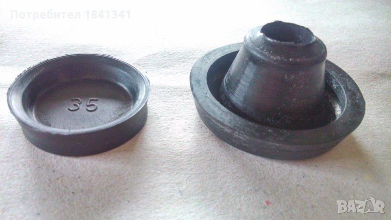 Прахозащитен маншон Ф35  и гумичка Ф35 за преден спирачен цилиндър на ГАЗ-53, снимка 1