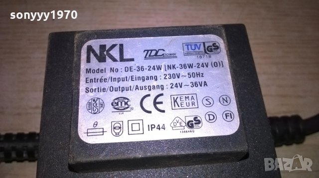 nkl 24v-36va adapter-внос швеицария, снимка 2 - Други - 21811778