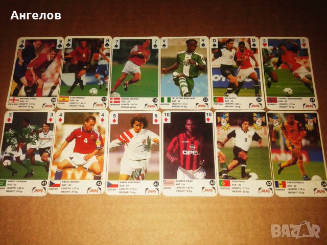 Футболни карти - 90-те , снимка 2 - Колекции - 21947139