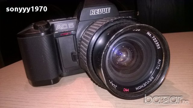 revue-фотоапарат+голям обектив-внос швеицария, снимка 2 - Фотоапарати - 14640571