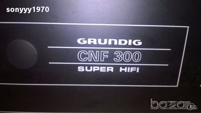 GRUNDIG CNF 300-SUPER HIFI-Ретро дек-внос швеицария, снимка 7 - Декове - 13523584