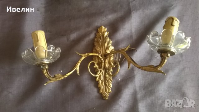 два барокови аплика за стена, снимка 2 - Лампи за стена - 24735106