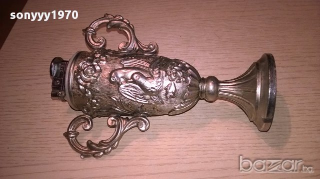 Ретро запалка амфора-19х14х7см-внос швеицария, снимка 16 - Антикварни и старинни предмети - 17015254
