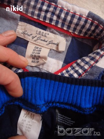 бебешки маркови панталон риза блуза дънки джинси пуловер hm хм gap, снимка 5 - Бебешки блузки - 16346027