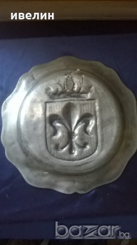 стара викторианска чиния за стена, снимка 3 - Антикварни и старинни предмети - 20250818