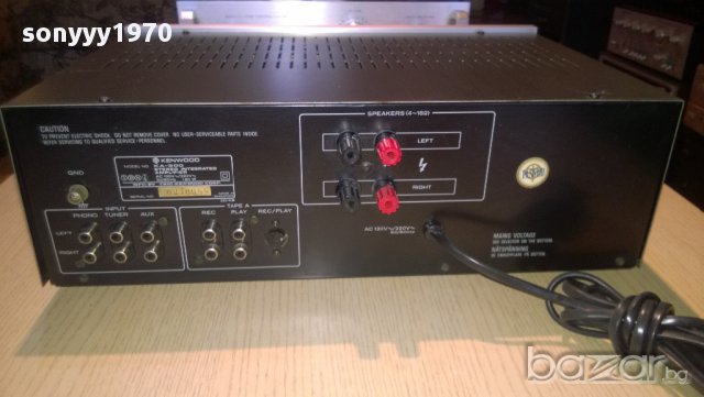  kenwood-stereo amplifier-made in singapore-внос швеицария, снимка 14 - Ресийвъри, усилватели, смесителни пултове - 10282548