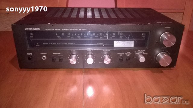 technics sa-100lk-stereo receiver-made in japan-внос швеицария, снимка 4 - Ресийвъри, усилватели, смесителни пултове - 12371636