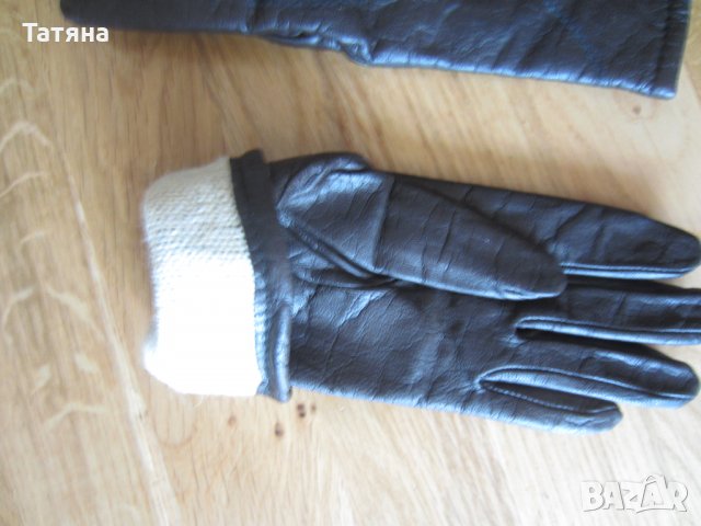 Ръкажици - ест. кожа, снимка 4 - Шапки - 23854250