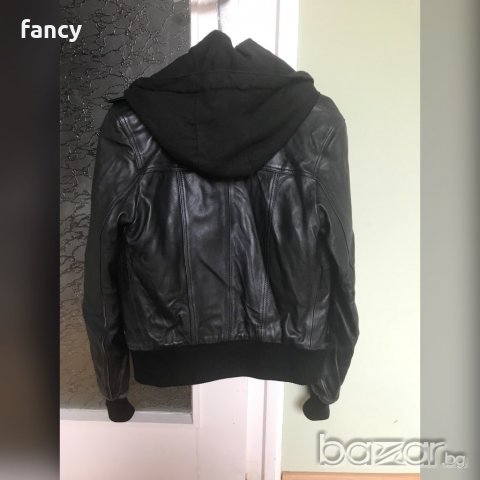 Зимно яке от естествена кожа