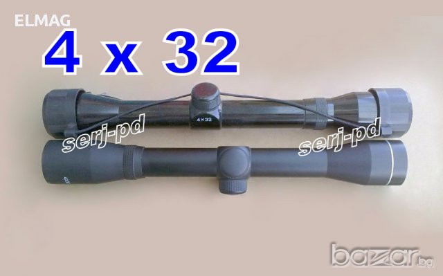 ОПТИЧЕСКИ ПРИЦЕЛ  4 x 32 БЕЗ ПОДСВЕТКА - ИЗЧЕРПАН, снимка 1
