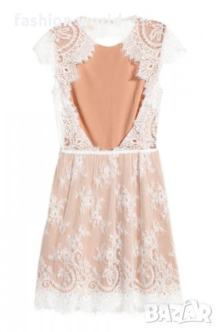 Дантелена рокля с гол гръб , снимка 3 - Рокли - 25842571