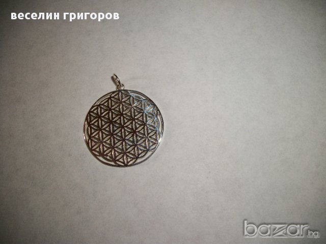 сребърна висулка "цветето на живота", снимка 8 - Колиета, медальони, синджири - 6034280