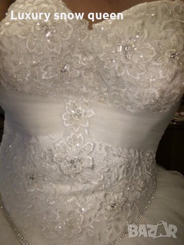 ПРОМО!!! Булчинска  Сватбена рокля Принцеса, снимка 5 - Сватбени рокли - 23042735