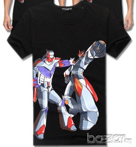 D&G Dolce and Gabbana Transformer Мъжка Тениска size 46 (S), снимка 3 - Тениски - 6469981