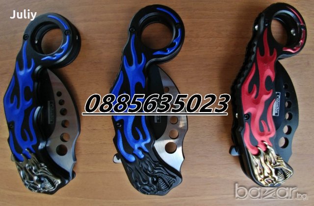 Карамбит  TAC FORCE TF-747BL, снимка 11 - Ножове - 18183954