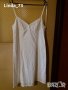 Дам.рокля-"H&M"-/лен+памук/-цвят-бяла. Закупена от Италия., снимка 1
