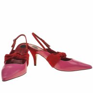 ПРОМО 🍊 RED OR DEAD 🍊 Дамски обувки кожа и велур ULTRA CHIC 37 номер нови с кутия, снимка 4 - Дамски обувки на ток - 13030714