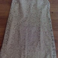 М-Нова рокля дантела, телесен цвят, с подплата, снимка 2 - Рокли - 11059560