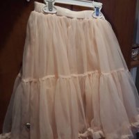 Розова тюлена поличка "Pomp de Lux", снимка 2 - Детски рокли и поли - 21027327
