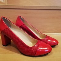 Официални обувки на висок ток, снимка 1 - Дамски елегантни обувки - 24668443