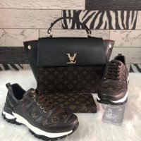 Дамски комплект спортни обувки портфейл и чанта Louis Vuitton код 138, снимка 1 - Дамски ежедневни обувки - 25410824