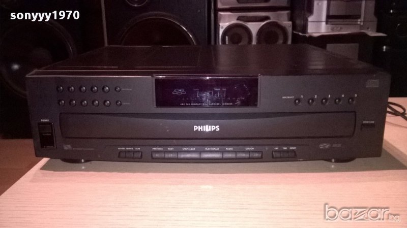 Philips cdc745/00 cd player changer-внос швеицария, снимка 1