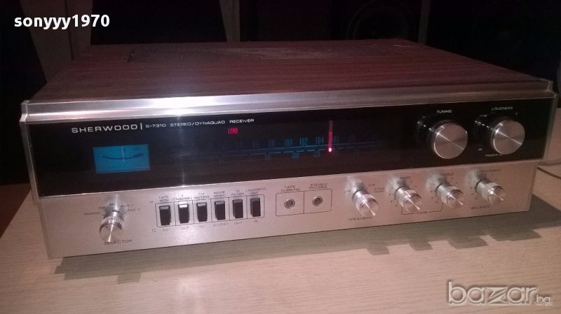 Sherwood s-7310 receiver-chicago ill..60618 u.s.a., снимка 1