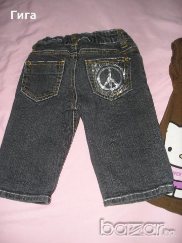 3/4г - къси дънки и две тениски, снимка 5 - Детски къси панталони - 18189809