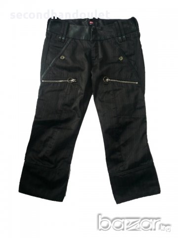 DIESEL дамски нов 3/4 панталон с колан от 100% естествена кожа, снимка 1 - Панталони - 17928663