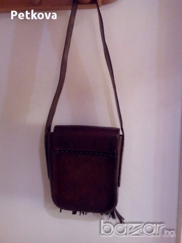 Кожена чанта с ресни, снимка 2 - Чанти - 14945022