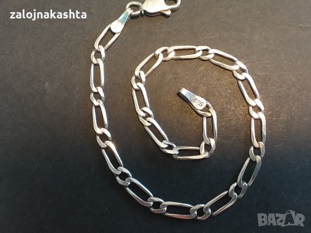 Сребърна гривна-4.17гр/925, снимка 3 - Гривни - 25734229