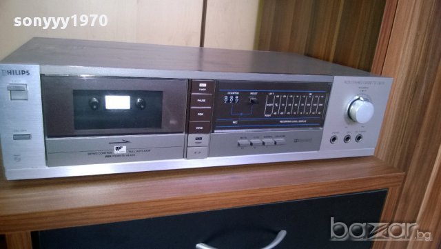 philips f6233/00 stereo cassette deck-made in belgium-внос швеицария, снимка 10 - Плейъри, домашно кино, прожектори - 9009264